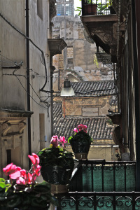 Il balcone della camera da letto