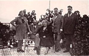 Giacomo de Gregorio con Elvira, Camillo, Fausto e Bicetta